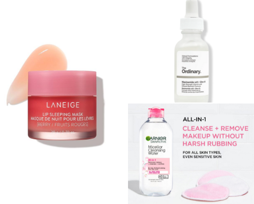 skincare🌸 cover photo collage