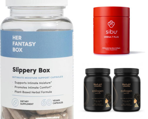 Vaginal Dryness Essentials for Women Navigating Midlife cover photo collage