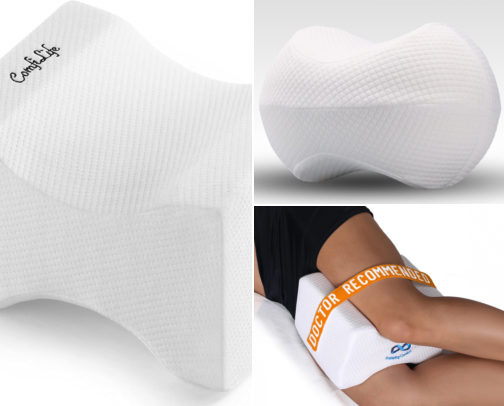 How a Knee Pillow Fixed My Hip Pain After Years of Terrible Sleep cover photo collage