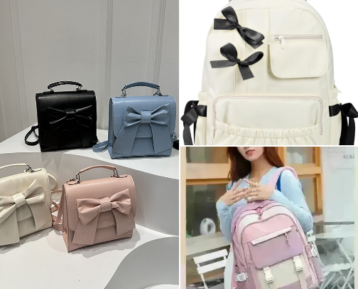 Aesthetic Backpack Wishlist🔥🔥 cover photo collage