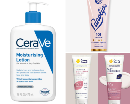 Skincare for sensitive, fragile skin cover photo collage