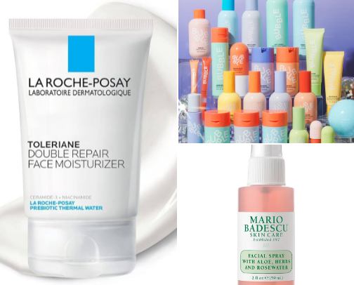 Skincare cover photo collage