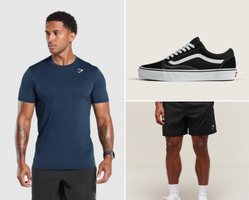 Going to the gym with a great outfit / men’s gift ideas cover photo collage