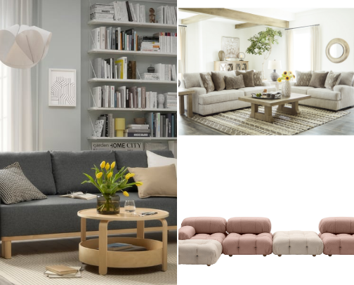 Furniture and decoration🛋️🪞 cover photo collage