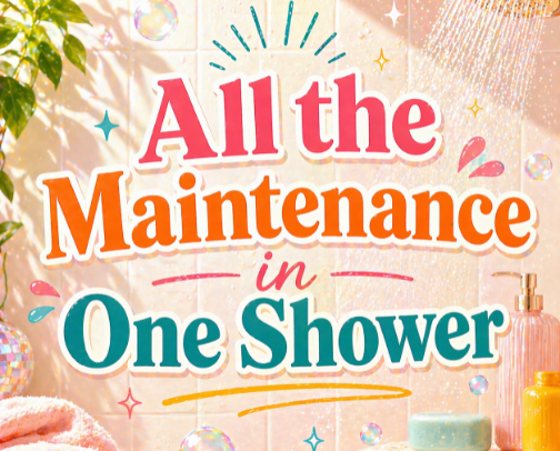 The Everything Shower cover photo collage