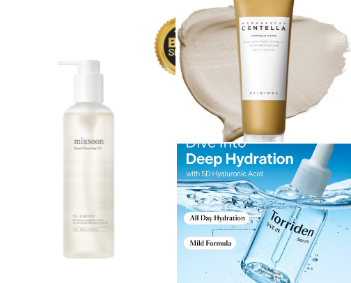 Korean Skincare for sensitive skin cover photo collage