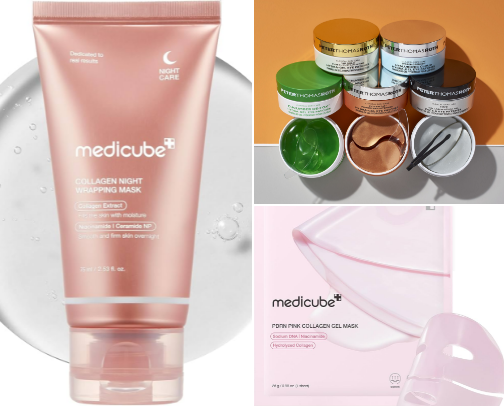 Face Masks & Eye Patches for GLOWY Skin ✨ cover photo collage