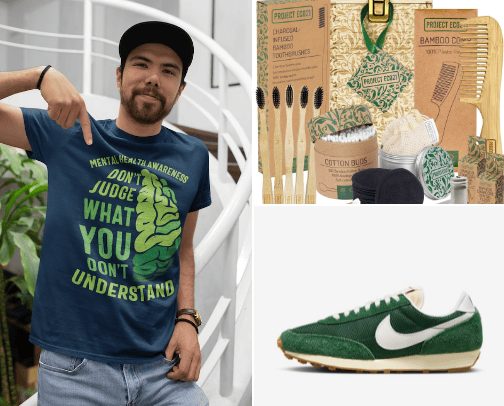 Green Fashion cover photo collage