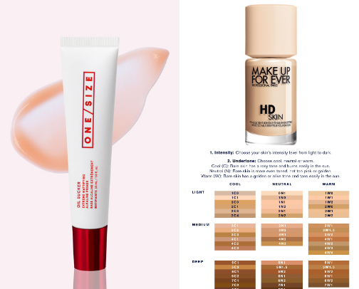 OILY skin makeup HIGH END cover photo collage
