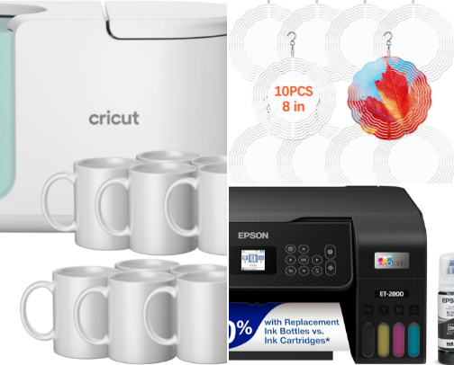 Sublimation Must Haves cover photo collage