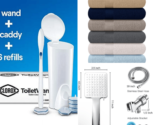 Bathroom Essentials cover photo collage