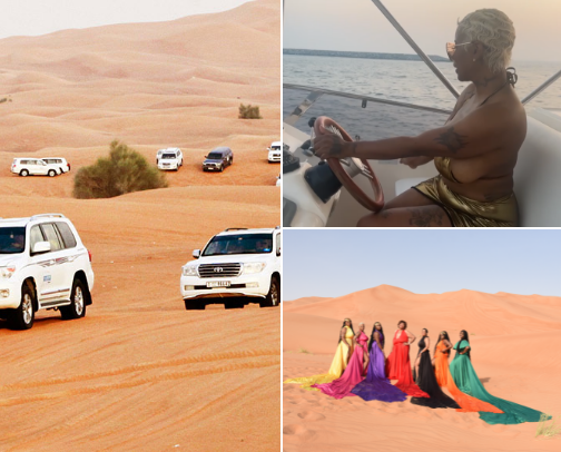 Dubai Travel To-Do List/ Luxury Edition cover photo collage