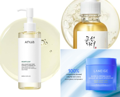 K-beauty Skincare you need in your life 🫰🏻🥰 cover photo collage