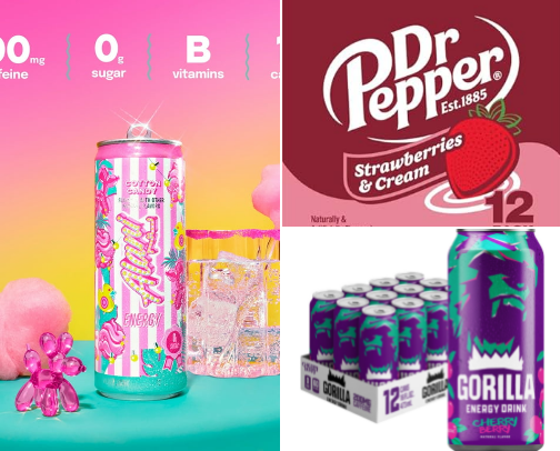 My most favorite delicious snacks and drinks cover photo collage