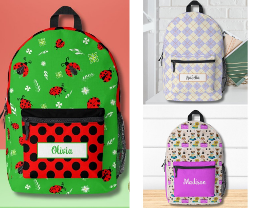 Backpack Bliss: From Sprinkles to Sports cover photo collage