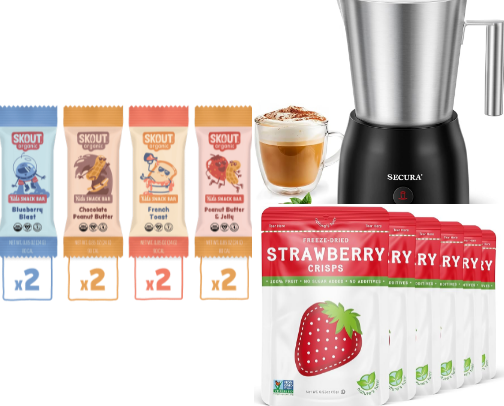 Truly Healthy Snacks for All Ages cover photo collage