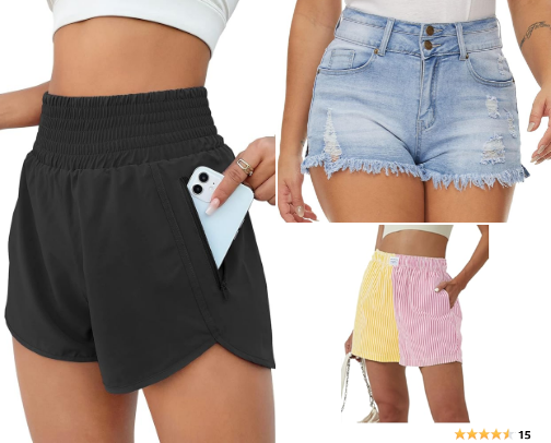 Must-have shorts cover photo collage