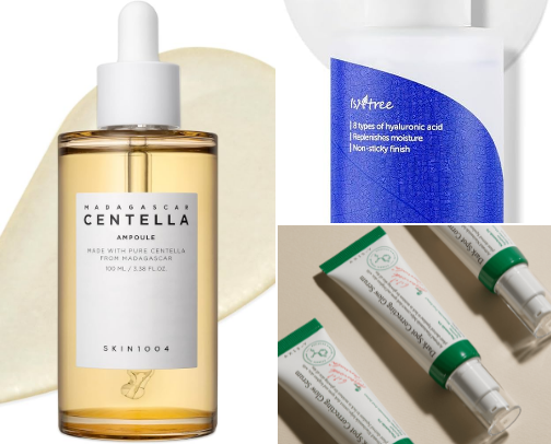skincare favs 😋 cover photo collage