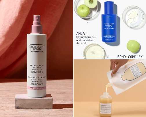 The Lustrous Hair Guide: Treatments & Shine cover photo collage