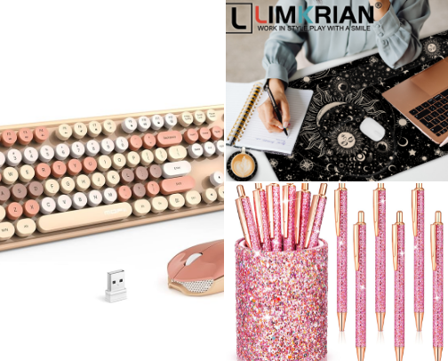 Office Supplies but make it cutesy cover photo collage