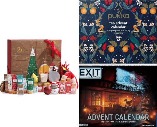 Counting Down to Joy: A Festive Collection of Advent Calendars to Make Every Day Merry and Bright! cover photo collage