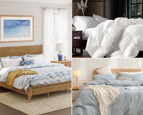 Budget Costal Bedroom Essentials cover photo collage