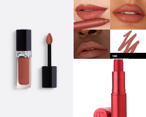 Go-to lipsticks ‧˚꒰🍷💋ྀིྀི ꒱༘‧ cover photo collage