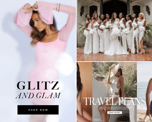 Bachelorette/  Rehearsal Dinner Outfits cover photo collage