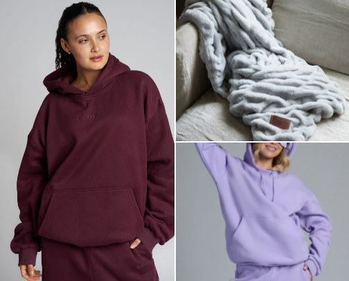 Cozy comfies from Comfrt at a discount cover photo collage