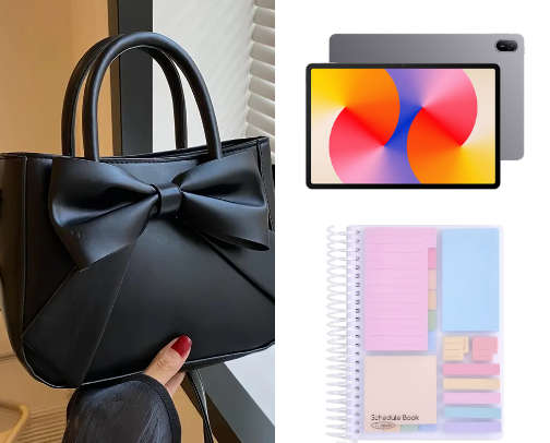 Bag Check! My Must-Haves for College Life cover photo collage