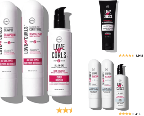 Curly Hair life savers cover photo collage