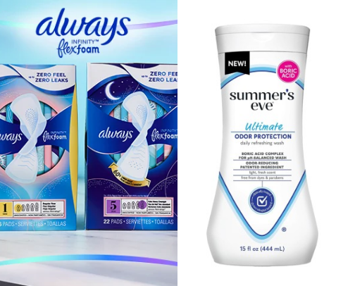 Feminine hygiene ♀️🩷 cover photo collage