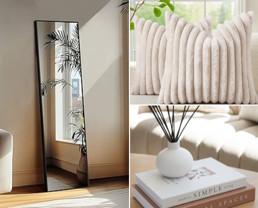 Winter Home Refresh: Chic, Calm & Elevated Amazon Finds for a Stylish New Year cover photo collage