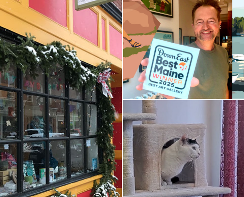 Small Business Saturday -  Cozy Central Maine cover photo collage