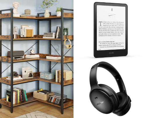 Things you’d find in my home library cover photo collage