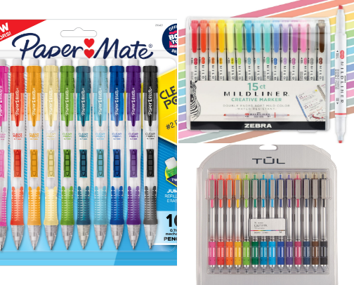 the write stuff: all my favorite writing utensils. cover photo collage