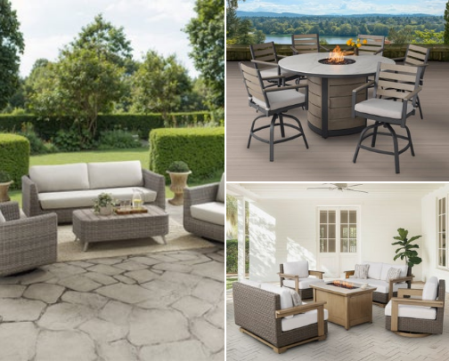 Outdoor Living and Patio Vibes cover photo collage