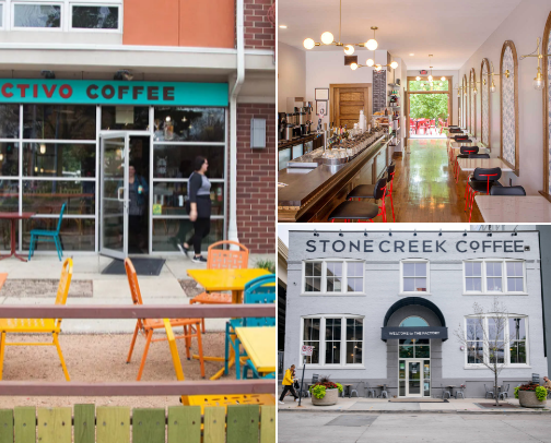 Coffee Cravings in Milwaukee & Waukesha, Wisconsin cover photo collage