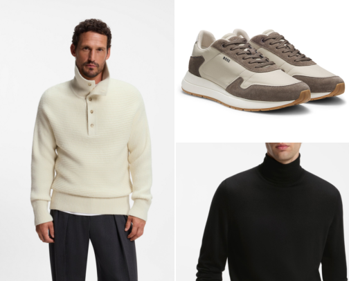 HUGO BOSS Fashion for Women & Men cover photo collage