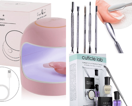 Gel nails at home cover photo collage