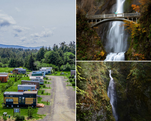 Oregon Waterfalls & Tiny Tranquility cover photo collage