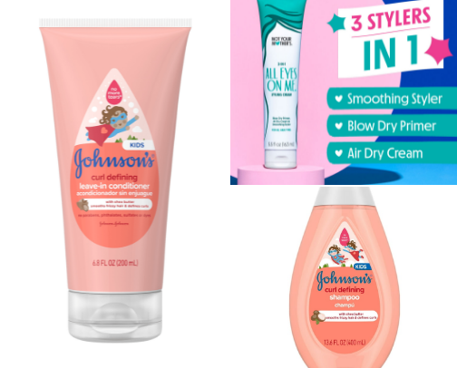 Affordable Curly Hair Routine for Toddlers: Shampoo, Styling, and Accessories cover photo collage