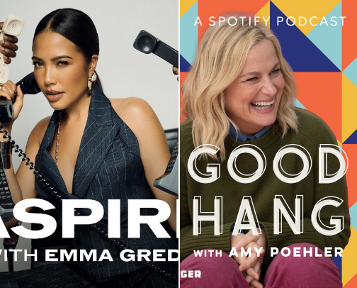 My Weekly Podcast Rotation cover photo collage