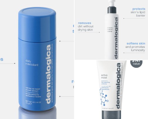 Dermalogica Must haves cover photo collage