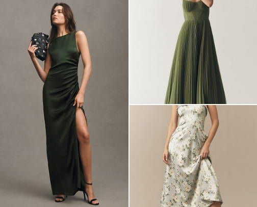 Wedding guest outfits cover photo collage