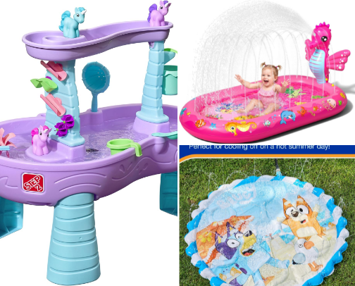 Summer toys for the family cover photo collage