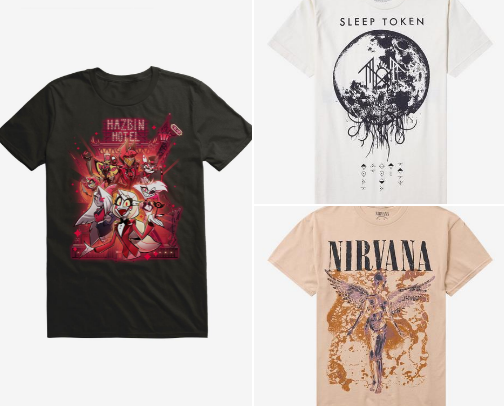 Hot Topic Shirts are taking over my closet cover photo collage