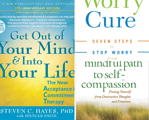 Self-Help Books For Anxiety That Actually Work cover photo collage
