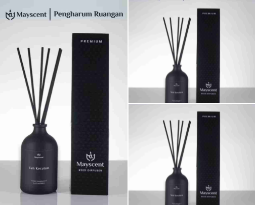 Reed Diffuser Mayscent - Pengharum Ruangan untuk menyegarkan suasana Hati cover photo collage