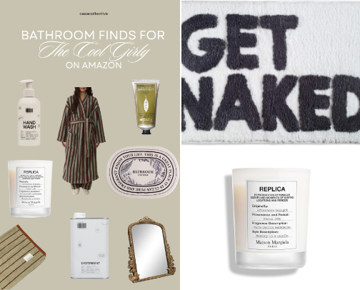 Cool Girl Bathroom Essentials cover photo collage